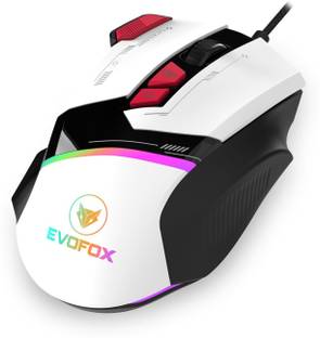 EVOFOX Blaze 12800 DPI Gaming Sensor and 8 Buttons RGB Wired Ambidextrous Optical  Gaming Mouse