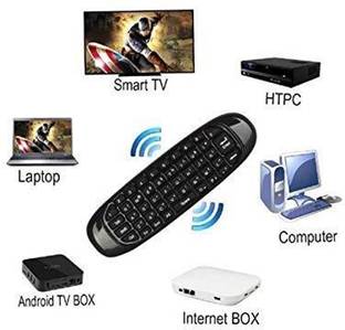 VOOCME Mini Air Mouse C120 2.4G Wireless Remote Combo Built-in 6 Axis Wireless Hybrid  Gaming Mouse  with Bluetooth
