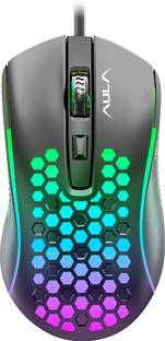 Aula S11 / Ultra-Lightweight (79 gms) Honeycomb Design, upto 3600 DPI, 4 buttons, RGB Wired Ambidextrous Optical  Gaming Mouse