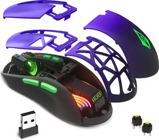 Archer Tech Lab Hawkeye Gaming Mouse 6 DPI, RGB Lighting, 7 Keys, 1000Hz, 450mAh Battery Wired Ambidextrous Optical  Gaming Mouse  with Bluetooth