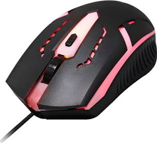 ENTWINO Wired Gaming Mouse, Laptop Mouse, RGB Light, DPI Button, Gaming Mouse Pad Wired Ambidextrous Optical  Gaming Mouse