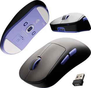 Kreo Anzu Ultralight Ergonomic Wireless Gaming Mouse for PC, 12000DPI Wireless Optical  Gaming Mouse  with Bluetooth