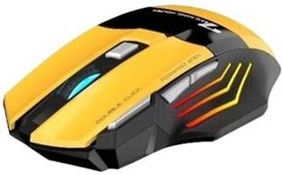 ENTWINO WIRELSS X7-YELLOW GAMING MOUSE Wireless Right Handed Optical  Gaming Mouse  with Bluetooth