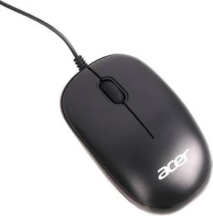 Acer Wired Optical Mouse | 1600 DPI Precision | Plug & Play USB | Smooth Scroll Wheel Wired Ergonomic Optical Mouse