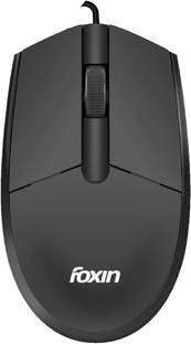 Foxin Classy (GLIDE) USB Wired Ambidextrous Optical Mouse