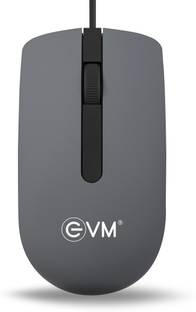 EVM 009 Wired Ambidextrous Touch  Gaming Mouse 1.1m Wire, Scroll Wheel Grip, ABS Build