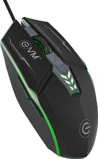 EVM M06063 Wired Ambidextrous Touch  Gaming Mouse 6D Buttons, Led Back Lights, Comfort Hand Grip