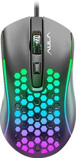 Aula S11 / Ultra-Lightweight (79 gms) Honeycomb Design, upto 3600 DPI, 4 buttons, RGB Wired Ambidextrous Optical  Gaming Mouse