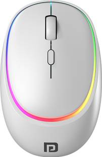 Portronics Toad IV Bluetooth mouse with 2.4 GHz Wireless, Rechargeable, Connect 3 Devices Wireless Optical Mouse  with Bluetooth