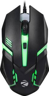 ZEBRONICS Zeb- Uzi Wired Ambidextrous Optical  Gaming Mouse
