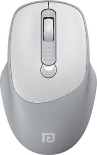 Portronics Toad 7 Wireless, Bluetooth + 2.4 GHz, Rechargeable, for Laptop, Mac, PC, Tablet Wireless Ambidextrous Optical Mouse  with Bluetooth