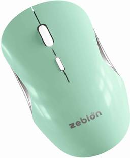 zebion Connect-3 Triple mode/Multidevice,Rechargeable Battery with Type C,upto 2400 DPI Wireless Ambidextrous Optical Mouse  with Bluetooth