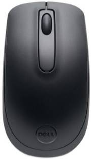 DELL WM118 Wireless Right Handed Optical Mouse 1000DPI, with USB Nano Receiver, Optical Tracking, Plug and Play, Ambidextrous  with Bluetooth