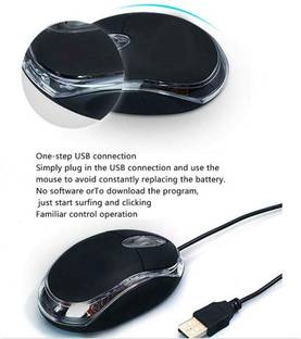 SANEHA TERABYTE OPTICAL MOUSE Wired Ambidextrous Optical  Gaming Mouse