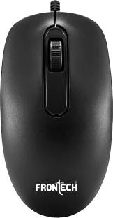 Frontech Wired USB Mouse | 3 Handy Buttons | Scroll Wheel 1000 DPI Wired Optical Mouse