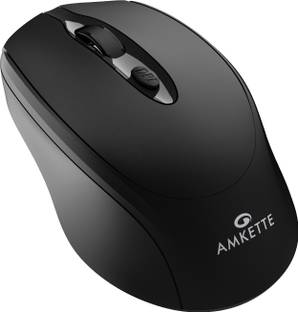 AMKETTE Hush Pro Byte Plus Rechargeable Bluetooth Wireless Ambidextrous Optical Mouse  with Bluetooth