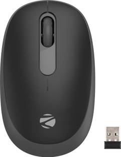 ZEBRONICS Groot Wireless Ambidextrous Optical Mouse Wireless Mouse, 1600DPI, Silent Ergonomic with 2 Years Warranty  with Bluetooth