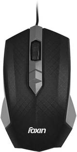 Foxin Smart Wired Ambidextrous Optical Mouse