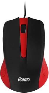 Foxin Classy Wired Ambidextrous Optical Mouse