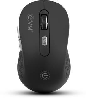 EVM EWLM-360 Wireless Ambidextrous Touch  Gaming Mouse 6D Buttons, 10 Meter Range, 2.4 GHz Connectivity, Comfort Hand Grip  with Bluetooth