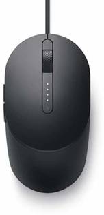 SHREE SIDDHI VINAYAKINFO WORLD Dell MS3220 Wired Laser Mouse, Titan Grey Wired Ambidextrous Laser Mouse