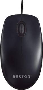 Bestor wired optical mouse, 1.5M Cable Length Hi-Optical Tracking for Plug & Play, Wired Ambidextrous Optical  Gaming Mouse