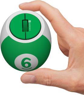 Portronics ToadPlay Billiard Mini Wireless Mouse, Dual Wireless Connectivity, Rechargeable Wireless Ergonomic Optical Mouse  with Bluetooth