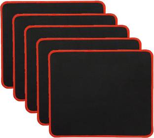 NIGSUR [5 Pack] Silk-Gliding Gaming Mouse Pad Red Mousepad
