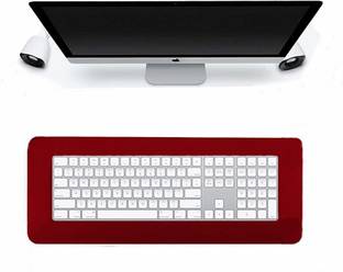 HEXONIQ Dual-Sided Desk Pad, Desk Mat, Waterproof Leather Desk Blotter Protector, Laptop Desk Mat, Dual Use Desk Writing Mat for Office/Home (60 X 30 cm, Wine Red) Mousepad