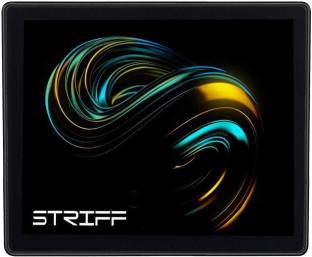 STRIFF Gaming, NonSlip Rubber Base, Waterproof ,Premium-Textured, Stitched Edges Mousepad