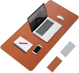 SYGA Desk Pad Protector Waterproof PU Desk Mat for Office & Home Non Slip Base Dual Sided Mousepad