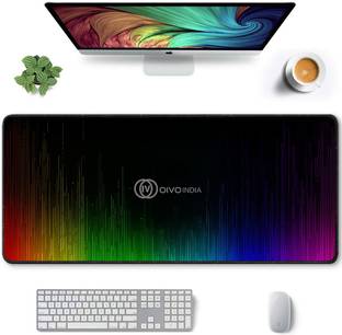OIVO INDIA XL Size Gaming Mouse Pad Laptop Computer Keyboard For Home & Office Non Slip Base Mousepad