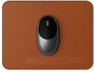 M RUFOUS Leather Mouse Pad with Stitched Edge Micro-Fiber Base with Non-Slip Waterproof Non Slip Base Dual Sided Mousepad