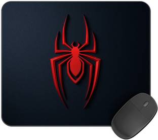 Kirmada Printed Spider Man Logo Mouse Pad Super Smooth Surface Marvel Non Slip Base Mousepad