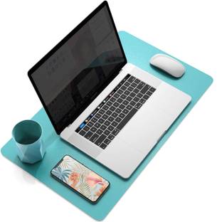 SYGA Desk Pad Protector Waterproof PU Desk Mat for Office & Home Non Slip Base Dual Sided Mousepad