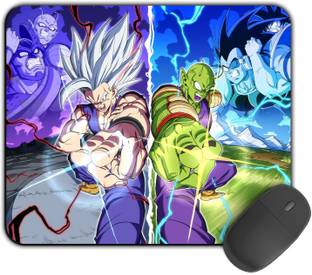 Kirmada Printed Designer Mouse Pad Beast Gohan And Piccolo Dragon Ball Z Non Slip Base Mousepad