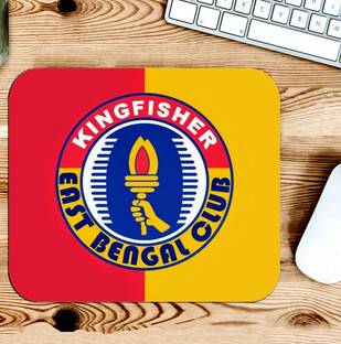 Gfylo East Bengal FC Permanent Printed Mouse pad Smooth Surface Non Slip Base Mousepad
