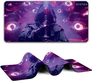 Bestor Anime Series Mouse Pad Dark Reaper Samurai Mouse Pad Design Mouse Mat 60cmx34cm Non Slip Base Mousepad