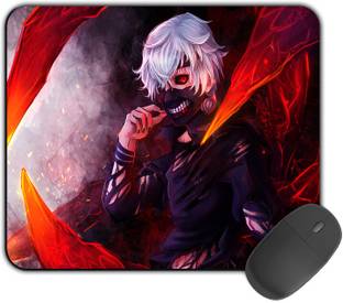 Kirmada Printed Design Kaneki Mask Tokyo Ghoul Mouse Pad. Mousepad
