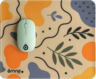 omne TECH Anti-Slip Rubber Base with Firm Grip | Smooth Surface for Precision & Comfort Non Slip Base Mousepad