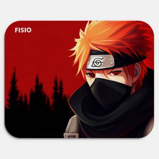 Fisio Anime Mousepad Printed Kakashi from Naruto Gaming Accessories Laptop Computer Non Slip Base Mousepad