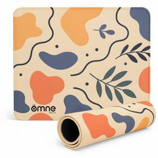 omne TECH Anti-Slip Rubber Base with Firm Grip | Smooth Surface for Precision & Comfort Non Slip Base Mousepad