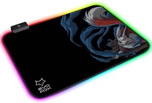 EVOFOX Falcon LX35 with 12 RGB Effects, Non-Slip Rubber Base & Touch Controls Mousepad