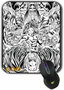 Stargust Computer Anime Mix Printed Mousepad for Laptop, MacBook Pro, Gaming AOT Mousepad