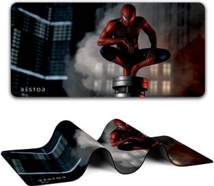 Bestor Anime Series Spiderman Printed Mouse Pad Dark Reaper Samurai Mouse Pad 60cmx34cm Non Slip Base Mousepad