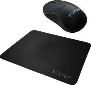 Bestor Wireless Mouse Waterproof Mouse Pad, Durable, Anti-Slip Base, Smooth Surface Non Slip Base Mousepad