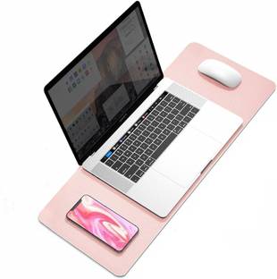 ARQIVO Dual-Sided Laptop Desk Pad Mat Waterproof PU Leather Desk Blotter Extended Mousepad
