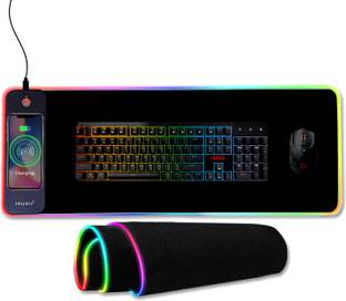 Irusu Smart RGB Wireless Charging Gaming Mouse Pad With 15W for home and office Non Slip Base Mousepad