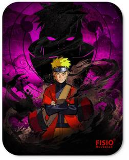 Fisio Anime Naruto Mouse Pad for Laptop Computer Printed Gaming Desk Mat for PC Table Non Slip Base Mousepad