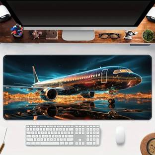 DARSHANAM WORLD Anti-Slip Keyboard Pad, Large Cheat Sheet Mouse Pad, Large Rubber Base Desk Mat Non Slip Base Mousepad